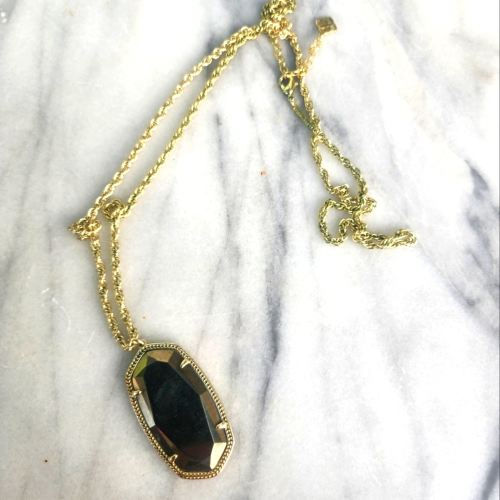 Kendra Scott Pyrite Rae Necklace